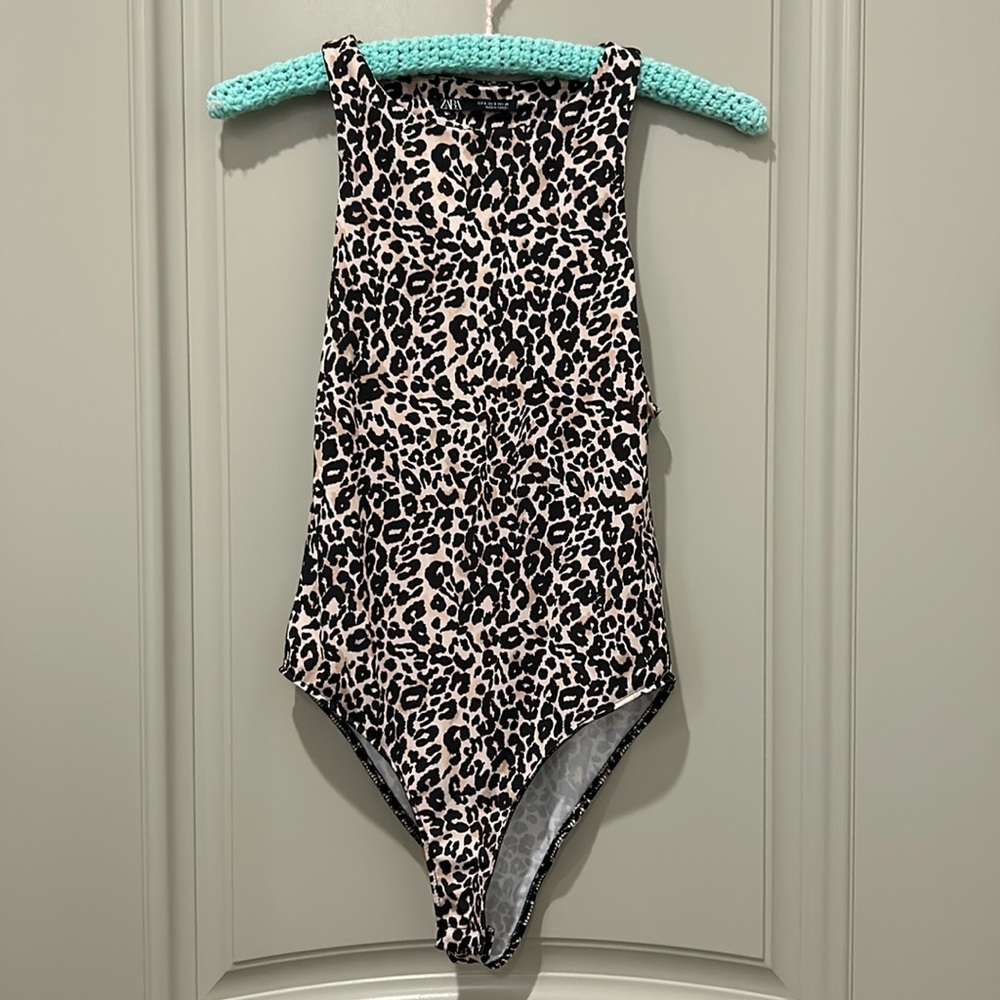 Zara Animal Print Bodysuit